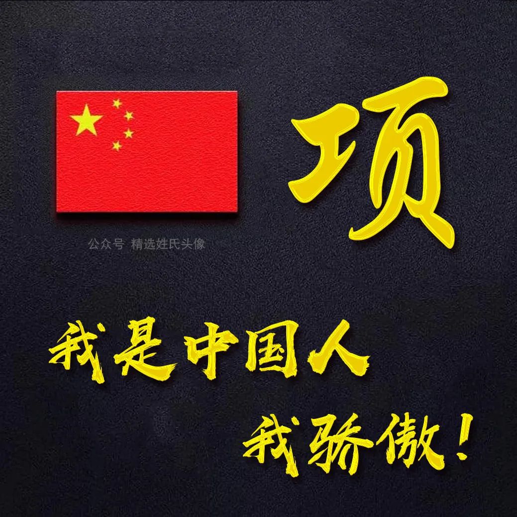 带有五星红旗的爱国头像,五星红旗加曹姓氏头像