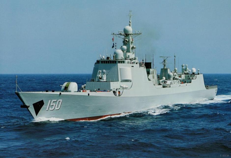 055舰最新改造消息,056改型海警船俯视实图