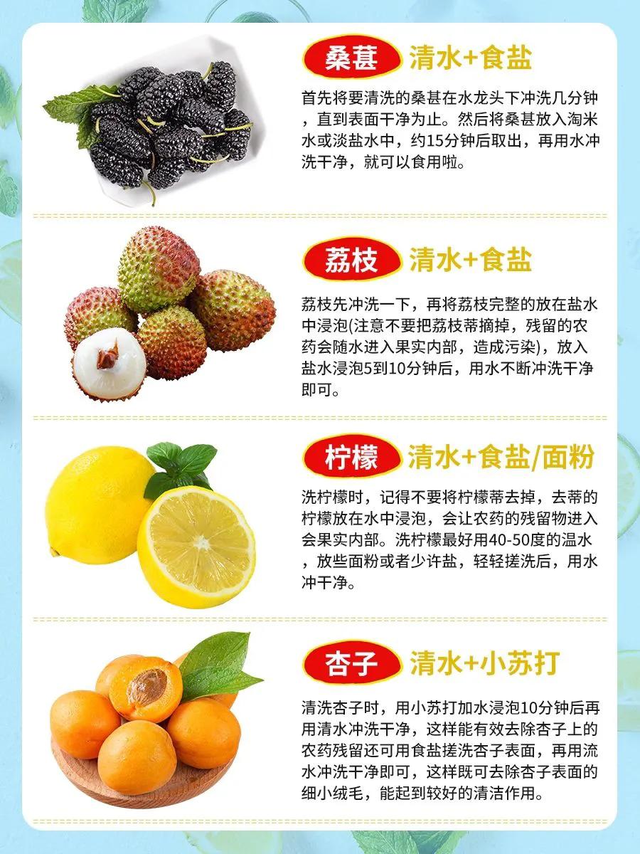 新鲜应季水果清洗小妙招,时令水果清洗视频