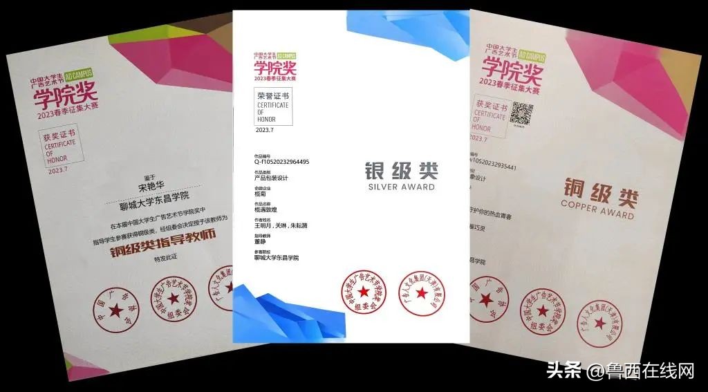 喜报！聊城大学东昌学院荣获多个奖项！