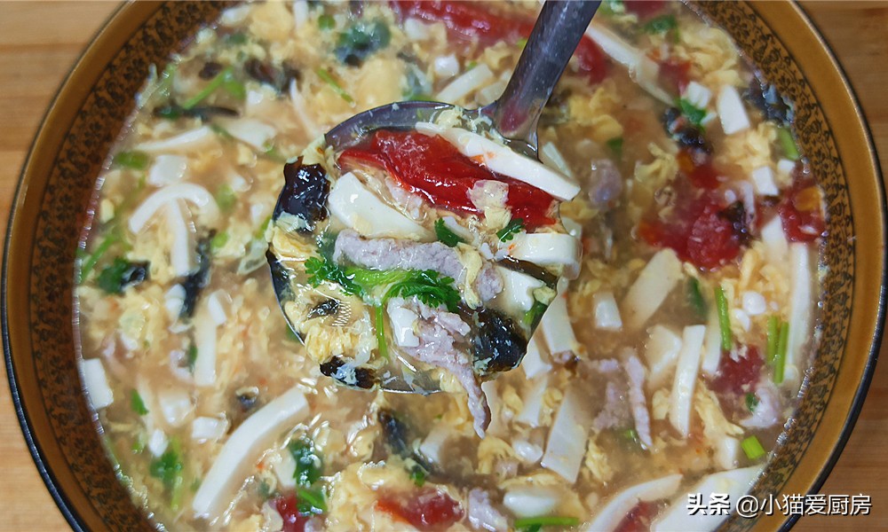 粉皮豆腐肉丝怎样烧最对老人胃口,西红柿豆腐豆芽肉丝汤做法大全