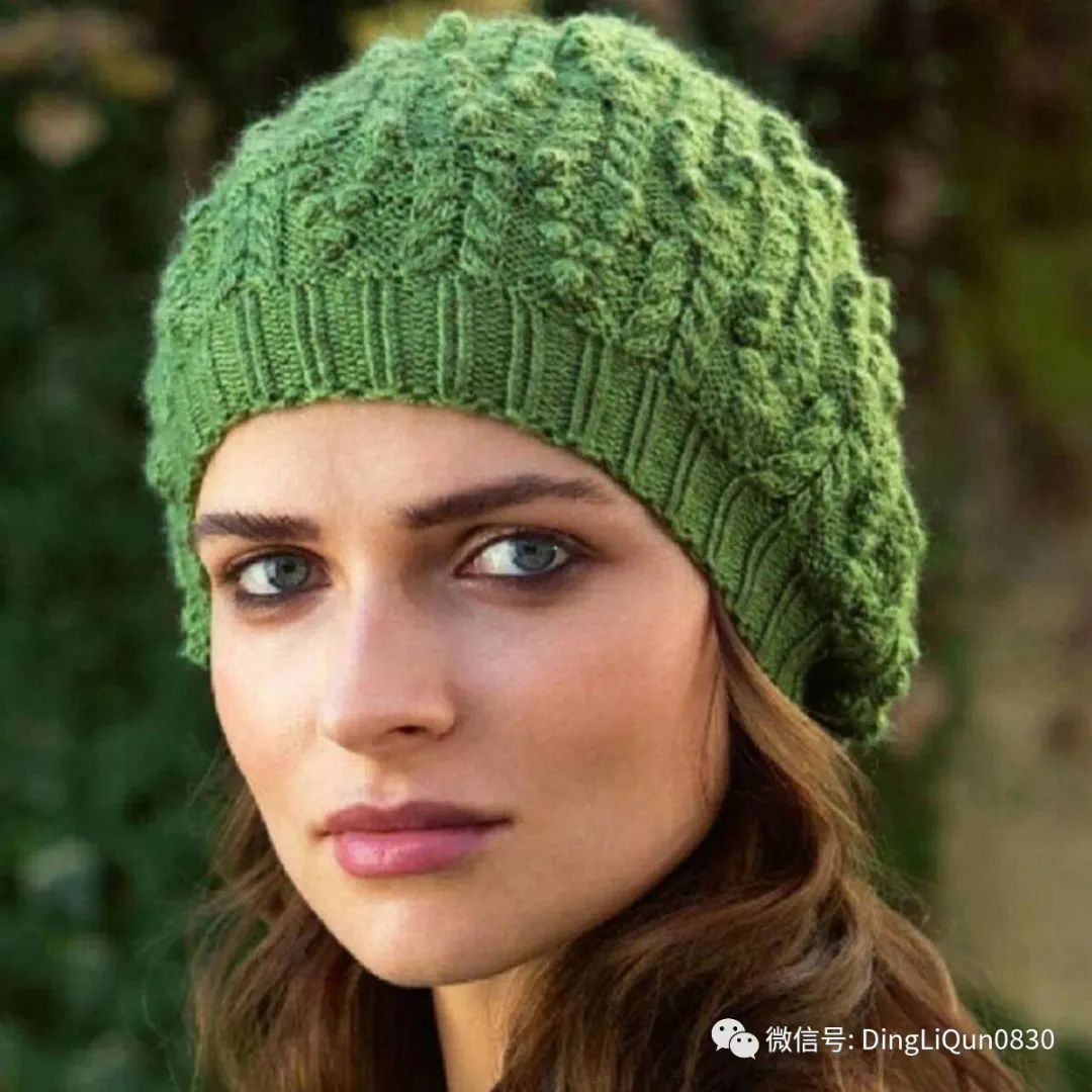 老人冬天钩针帽子图解,针织帽子款式大全