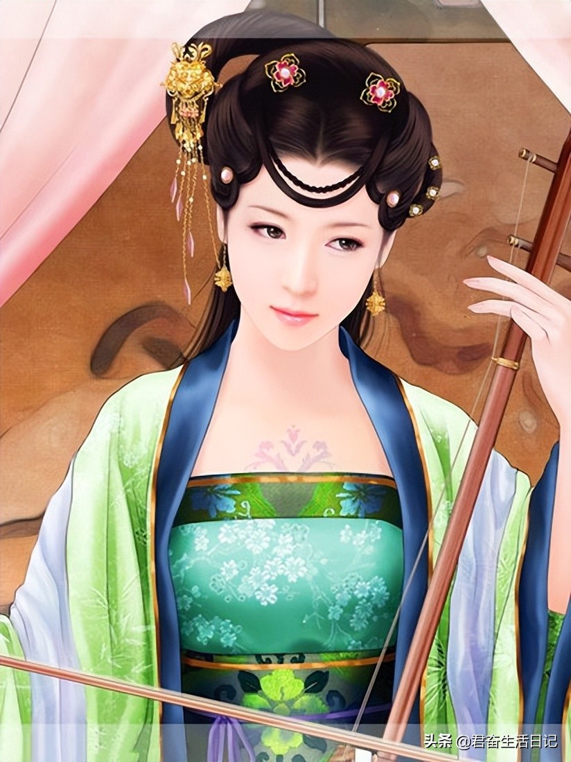 中国最美古风女人图片,最美中国风女人画