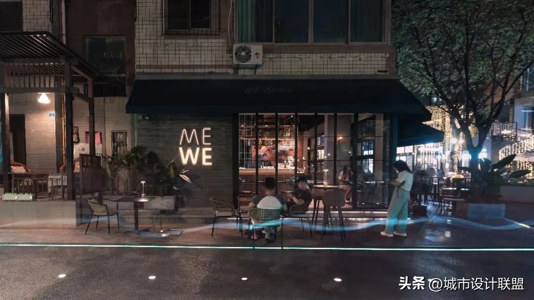 城市微更新街区改造,街区改造对比效果图