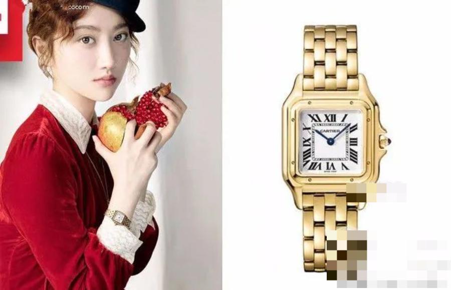 张继科景甜腕表,景甜卡地亚手表