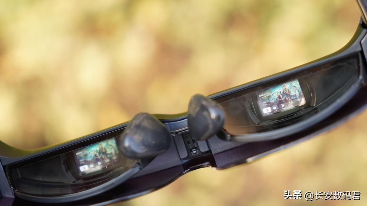 华为智能观影眼镜显示效果,华为visionglass观影眼镜