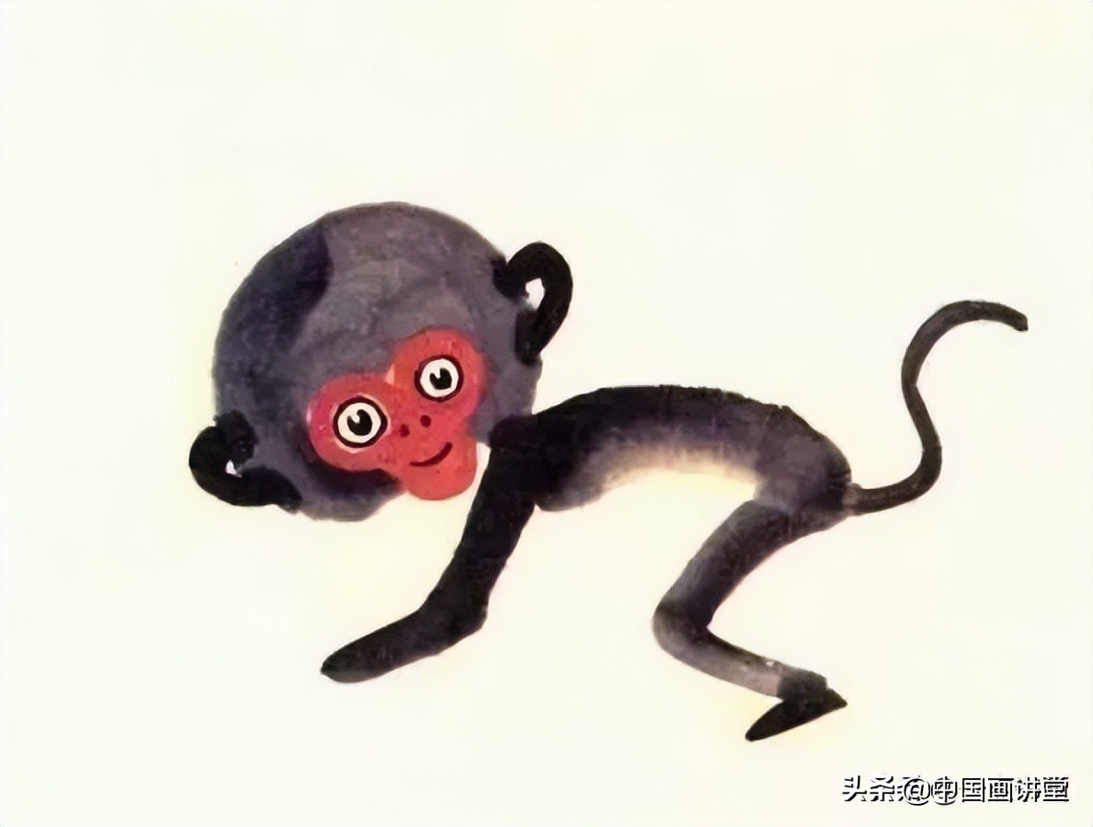 画猴小写意,写意猴图片大全