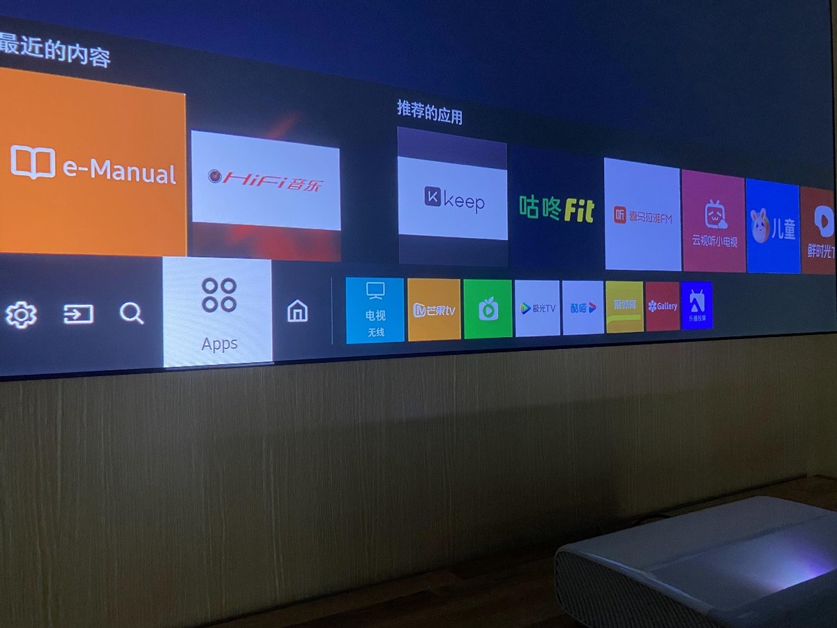 三星lsp7t与爱普生ls800,三星电视顶级屏幕观感体验