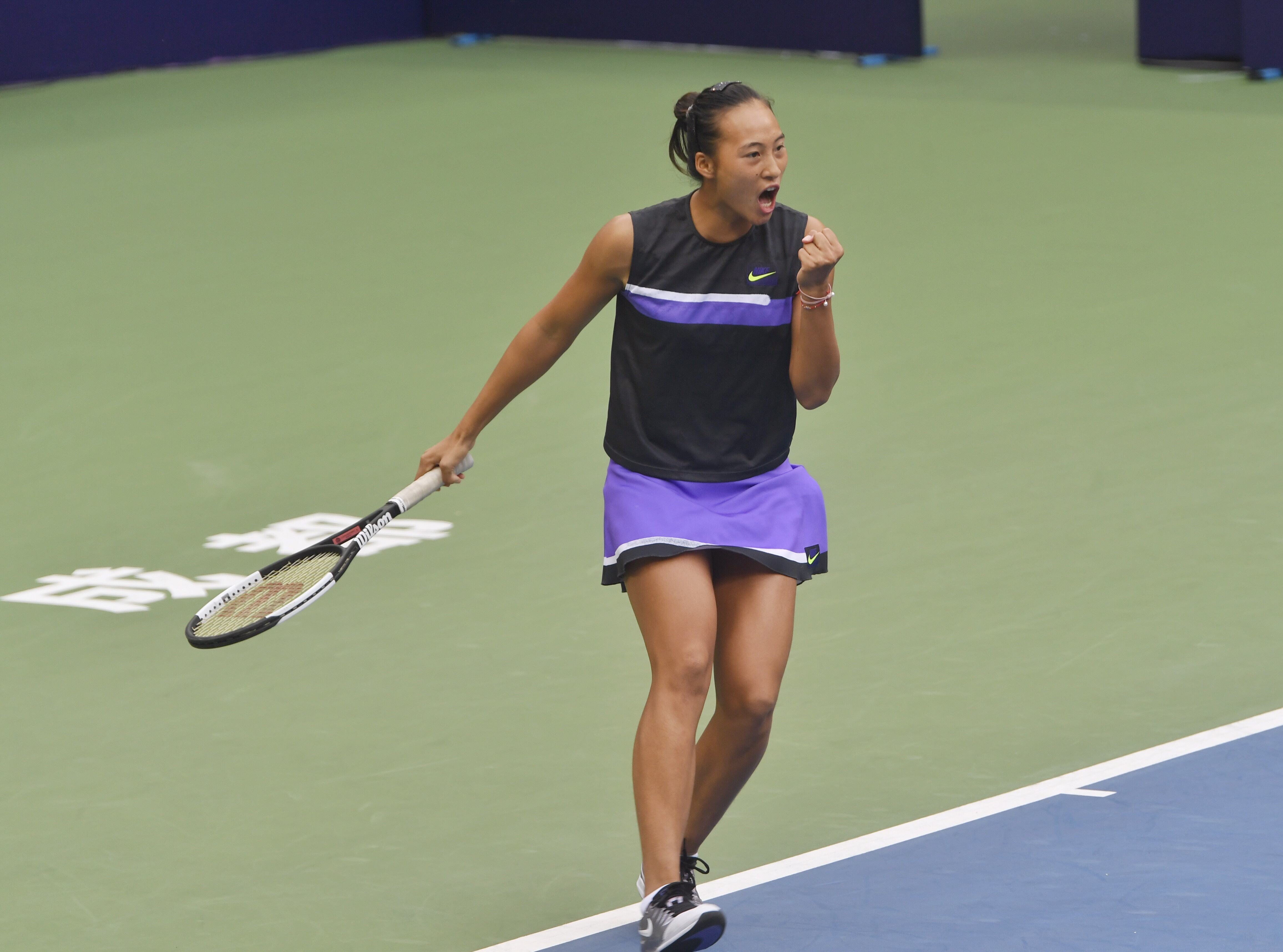 郑钦文爆冷无缘法网女单16强,中国金花郑钦文首进大满贯八强