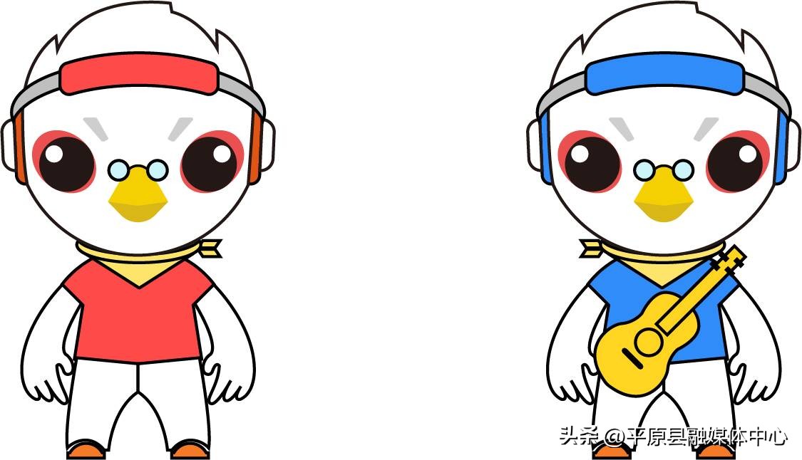 候选作品亮相吉祥物来为“中国平原•千年鸽乡”加油助威！