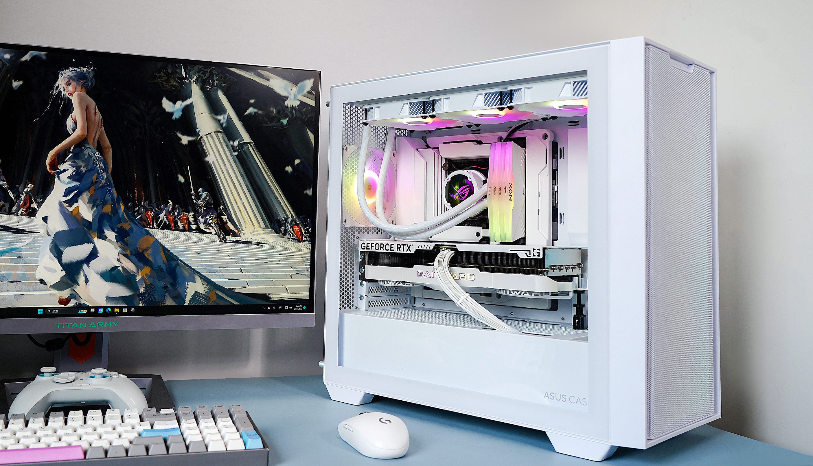 最新装机方式：背插式体验，I7+B760+RTX4070Ti攒台白白的主机