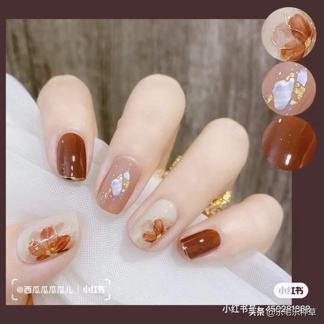 美到惊艳的红色美甲,美到窒息的美甲款式图