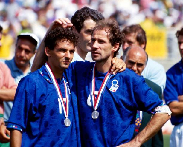 巴乔经典庆祝动作,巴乔的高光时刻