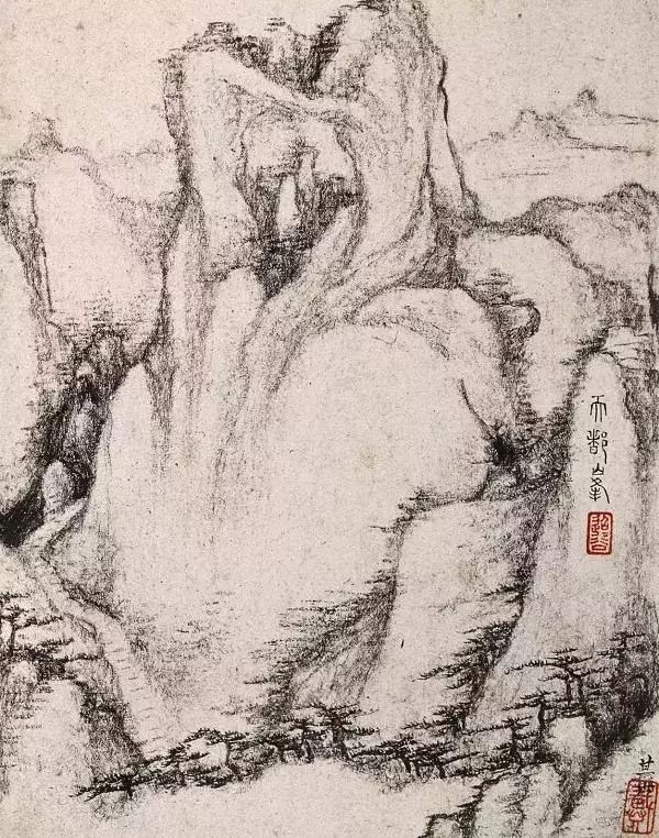 枯笔之境,枯笔之境的书法作品