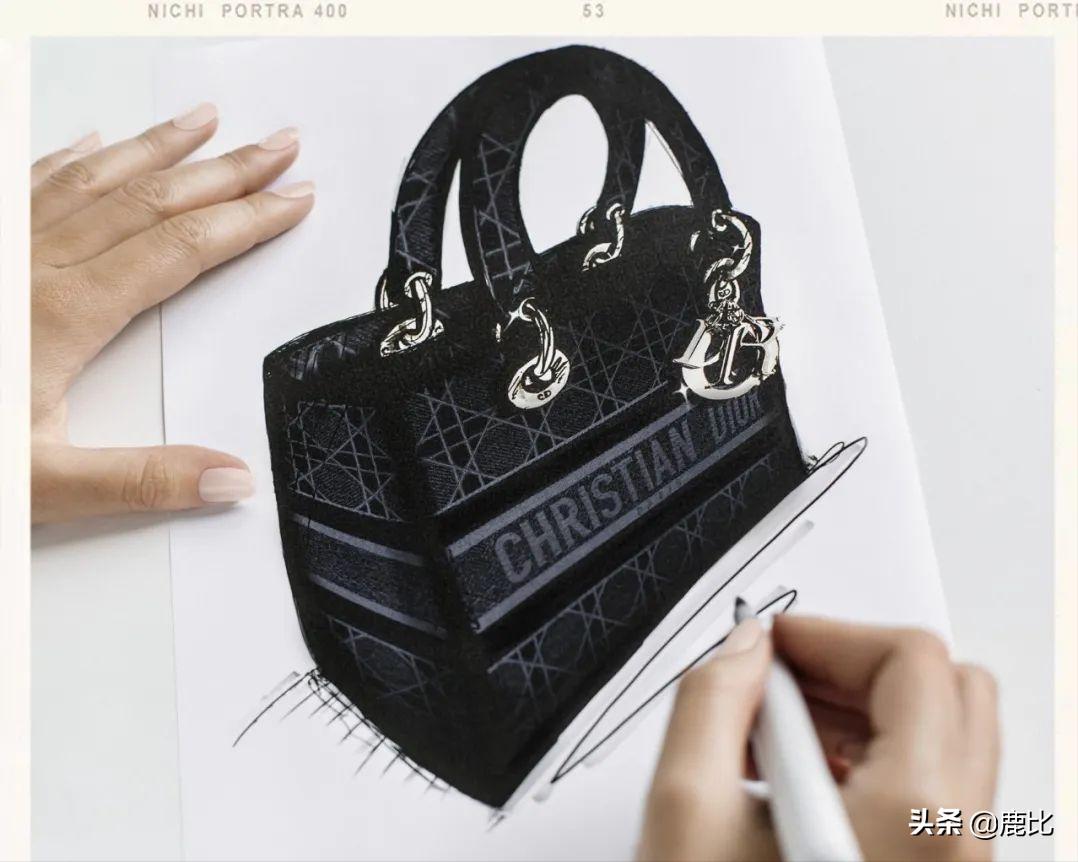 ladydior戴妃包拉链款,美到窒息的迪奥戴妃包