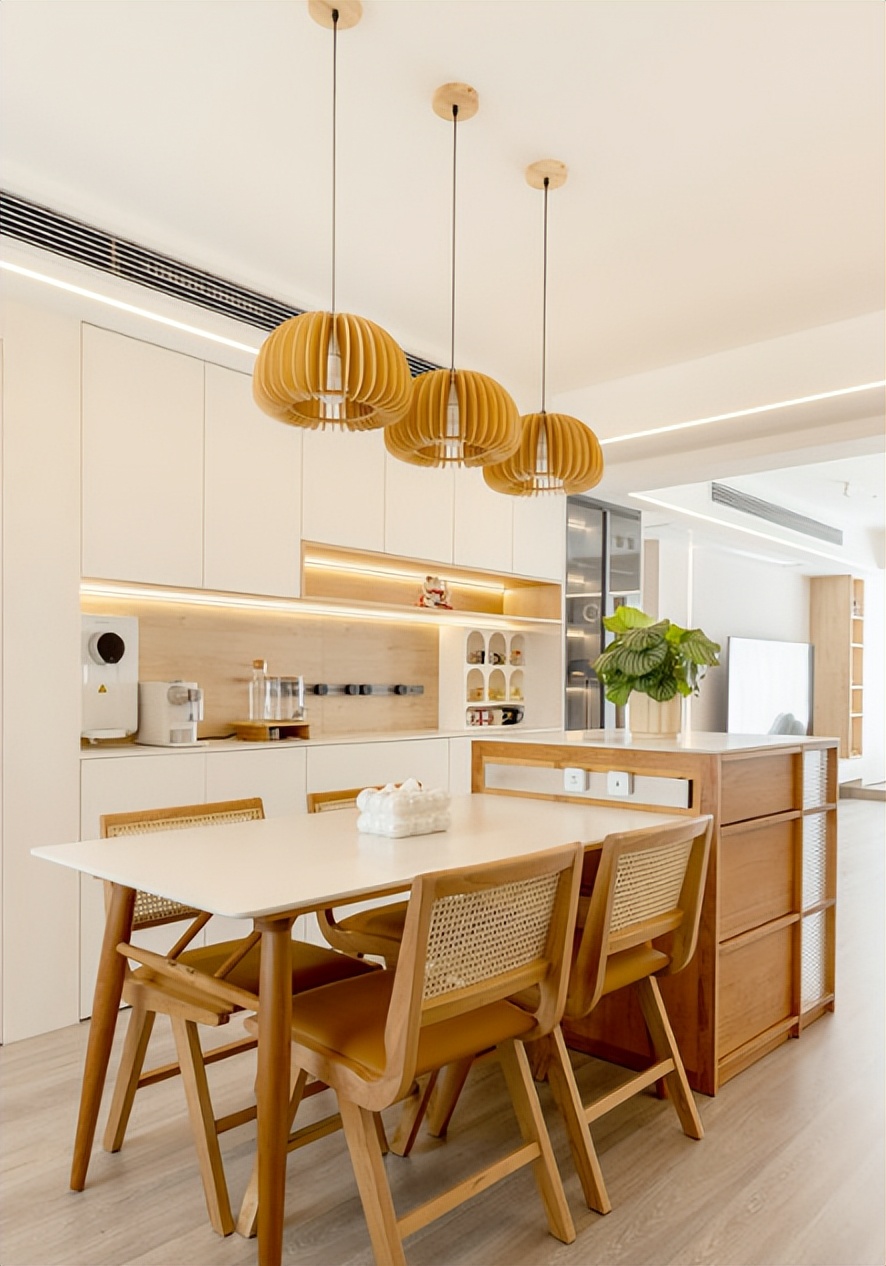 原木风装修115平多少钱,115平原木极简风格