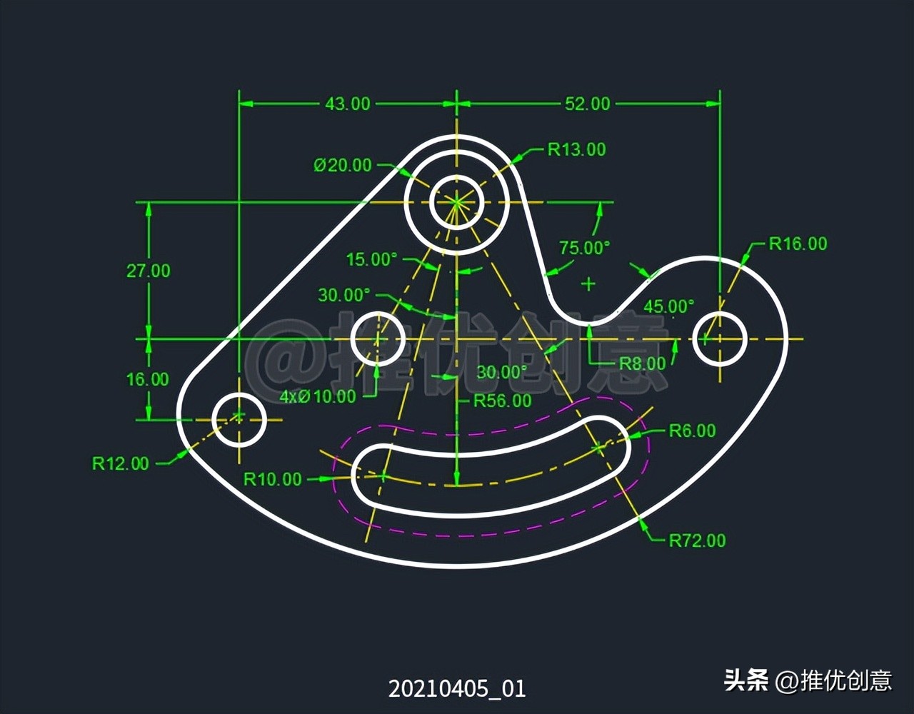 cadr22圆弧的绘制,cad2007怎么画r10的圆弧