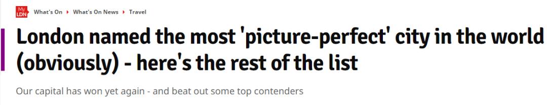 伦敦最美的城区,伦敦最美十大夜景