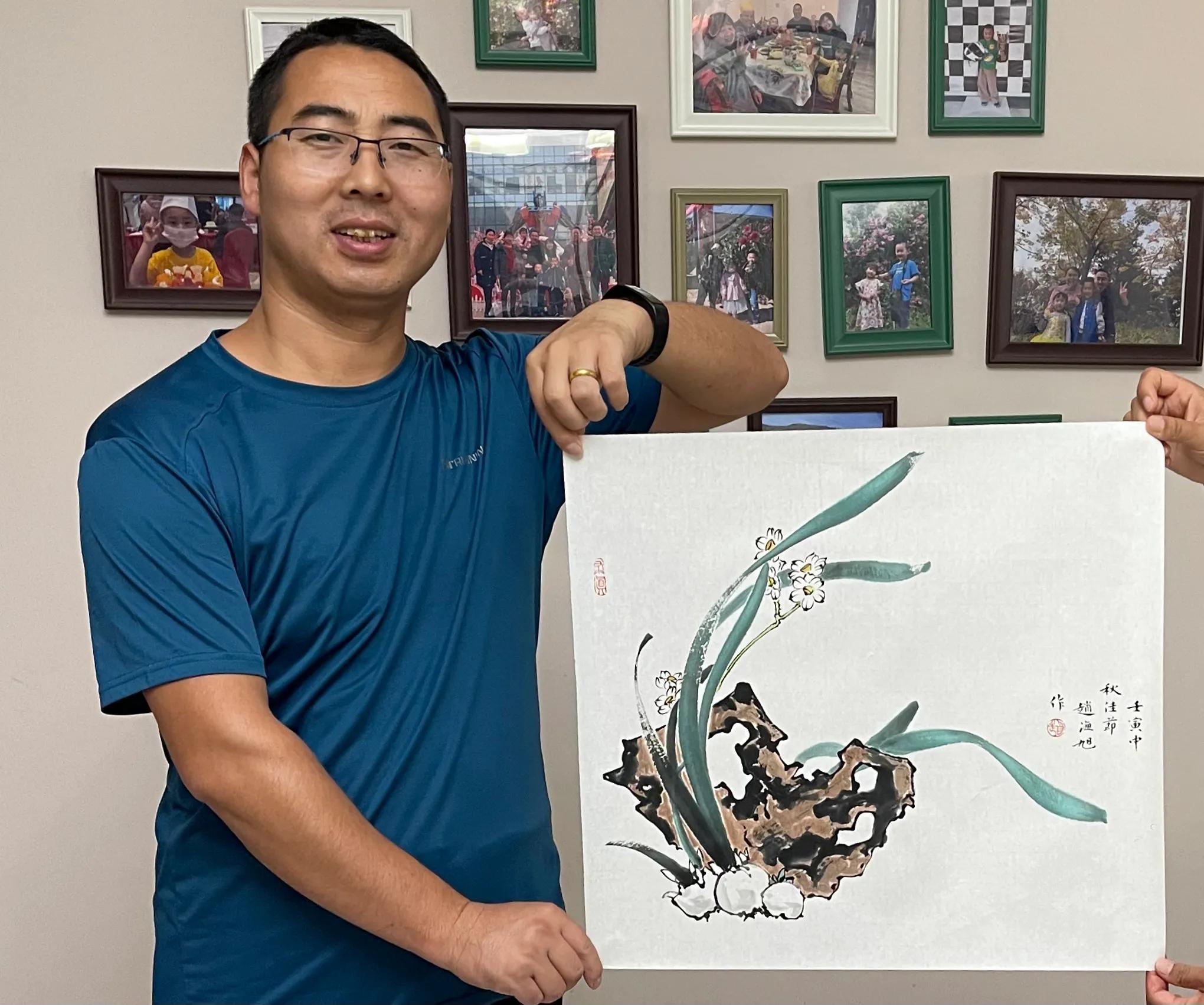 左庄伟禅意国画,左庄伟