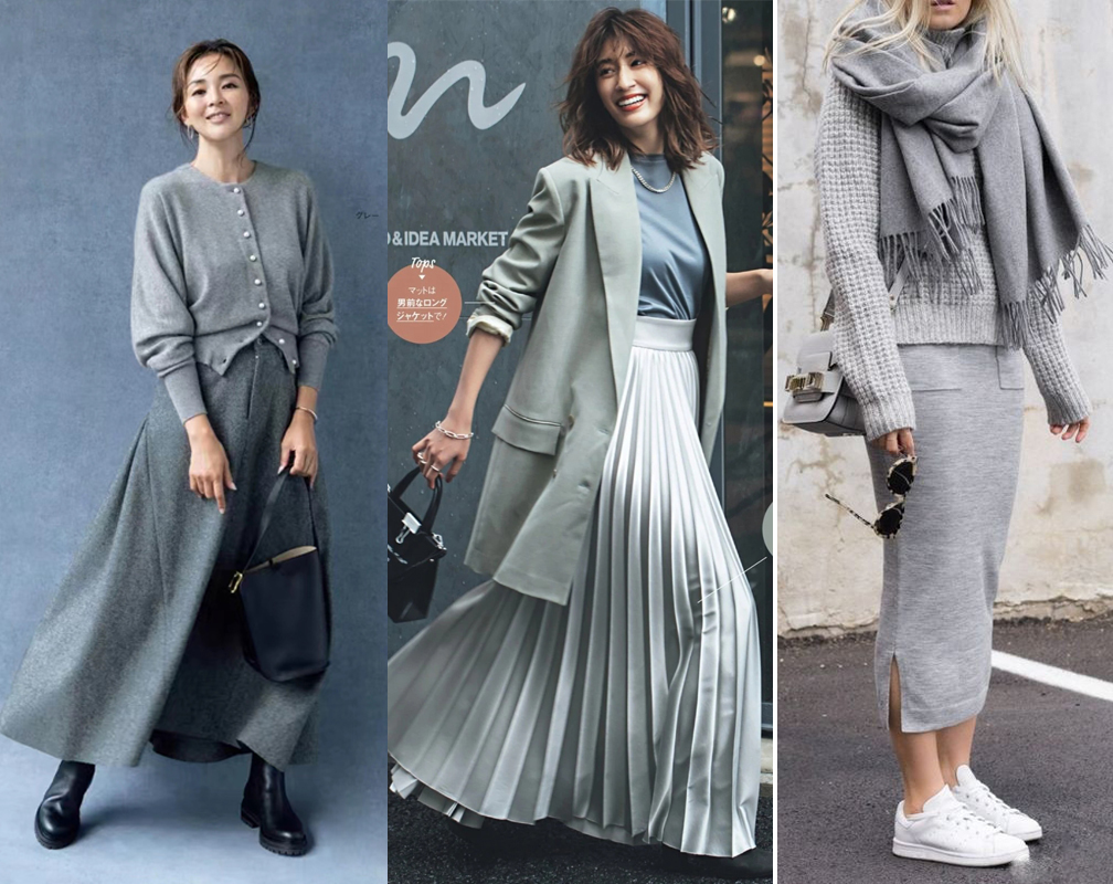 灰色系穿搭温暖帅气十足,有气质的多种风格穿搭