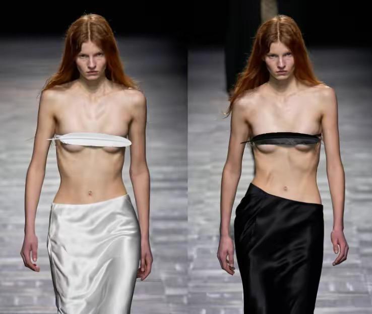 巴黎时装秀中国女模,巴黎时装秀女模西装