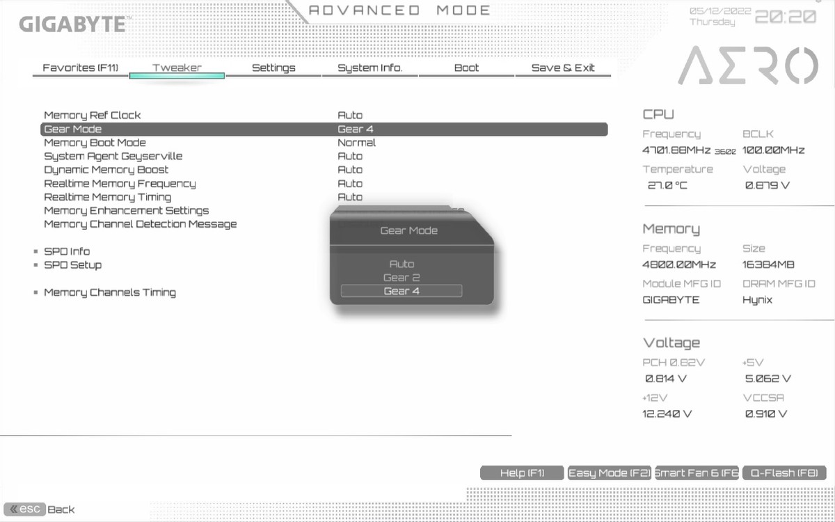 面向高端玩家、可一键超频至6400的技嘉AORUSRGBDDR56000内存条