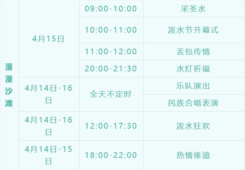 云南四月各地泼水节狂欢全攻略,2023年什么时候开始过泼水节