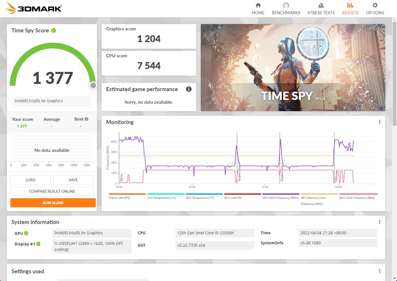华硕笔记本12核标压i512500h测评,华硕无双1512代标压i5