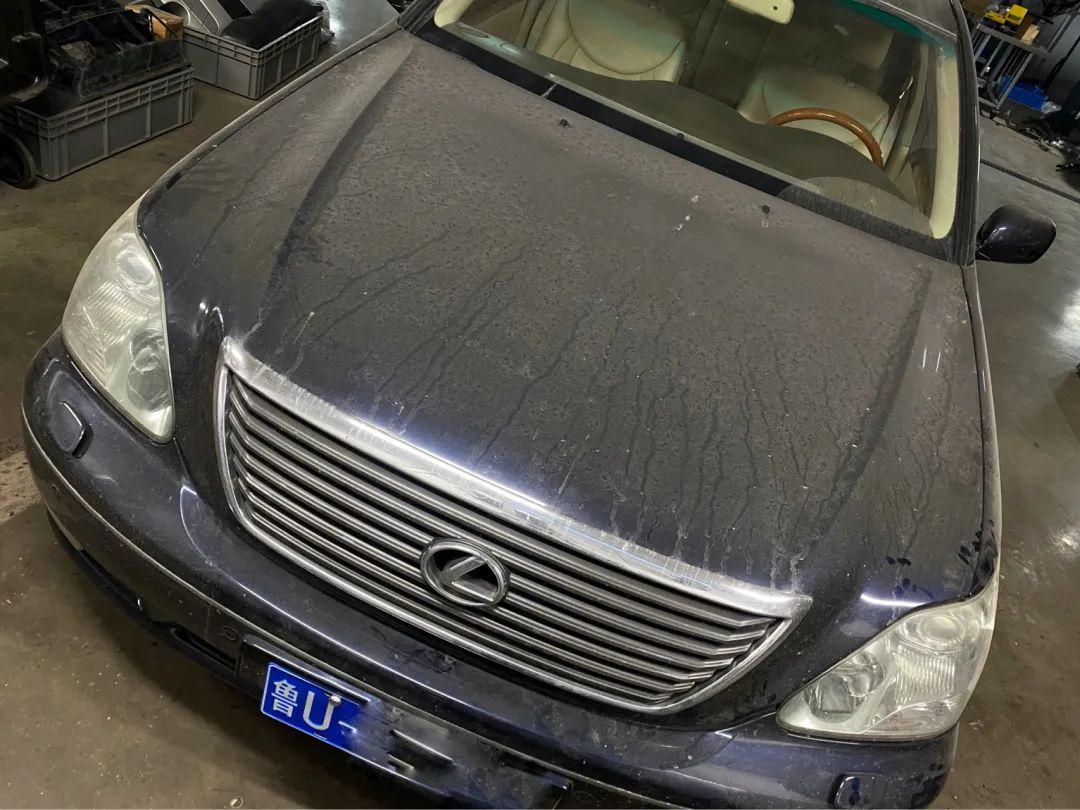 雷克萨斯ls430翻新修复,雷克萨斯ls430老车翻新作业