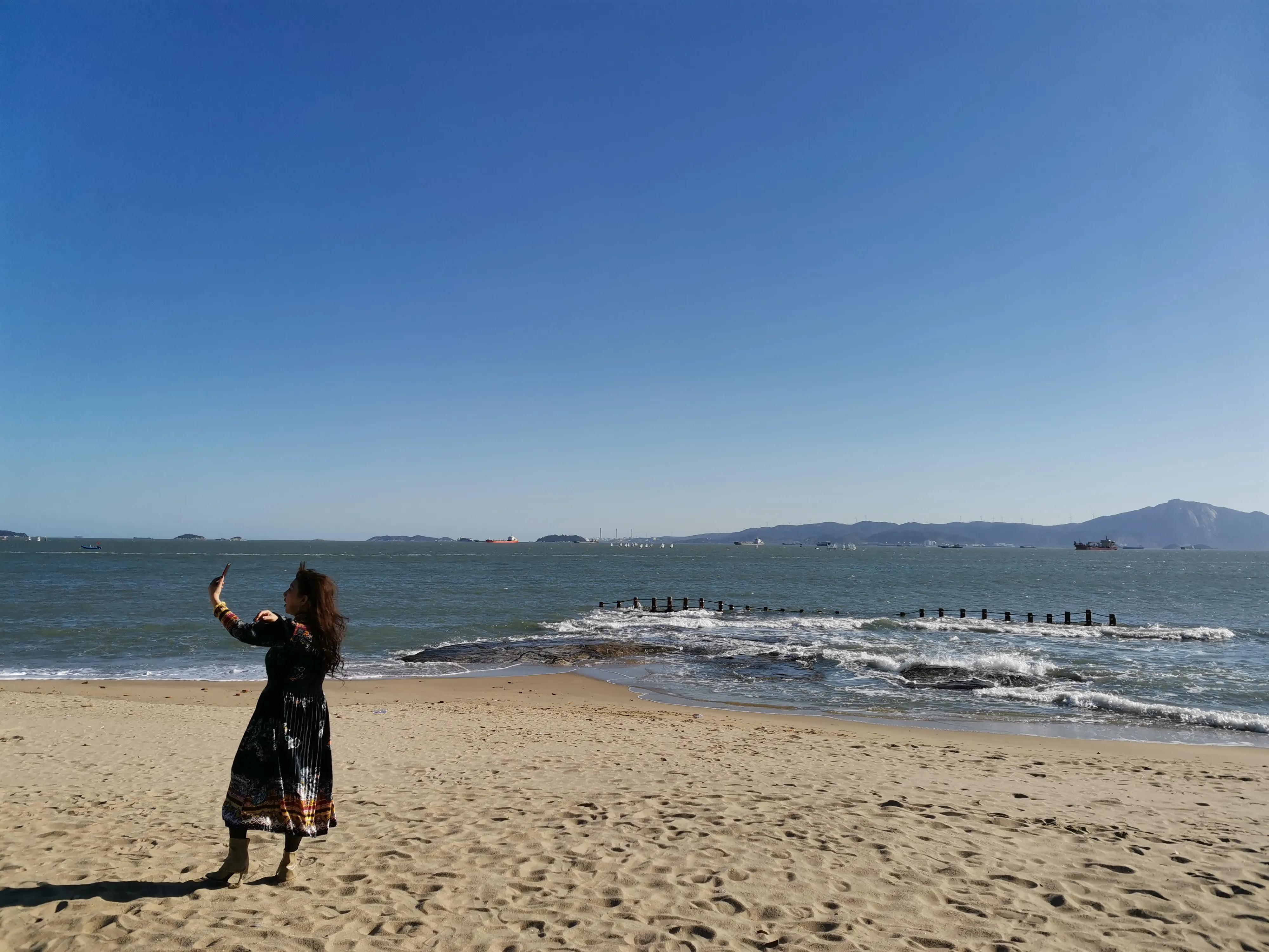 厦门的蓝天白云大海,厦门的海厦门的天空