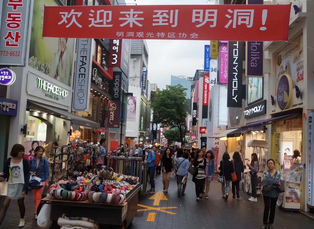 韩国华人街的样子,韩国首尔大街真实生活