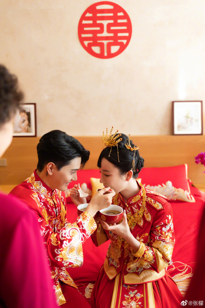 张檬金恩圣中式婚礼,张檬金恩圣将举办婚礼