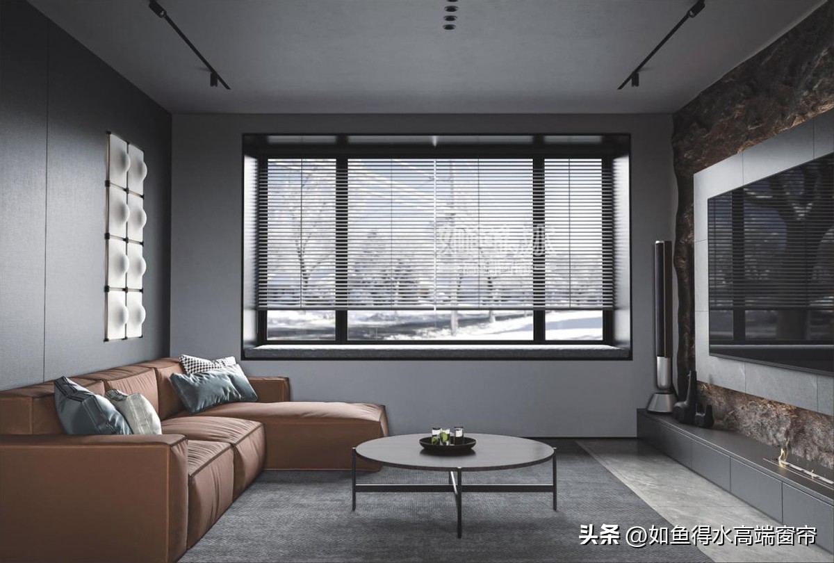 窗帘知识科普,百叶窗帘配百叶窗帘