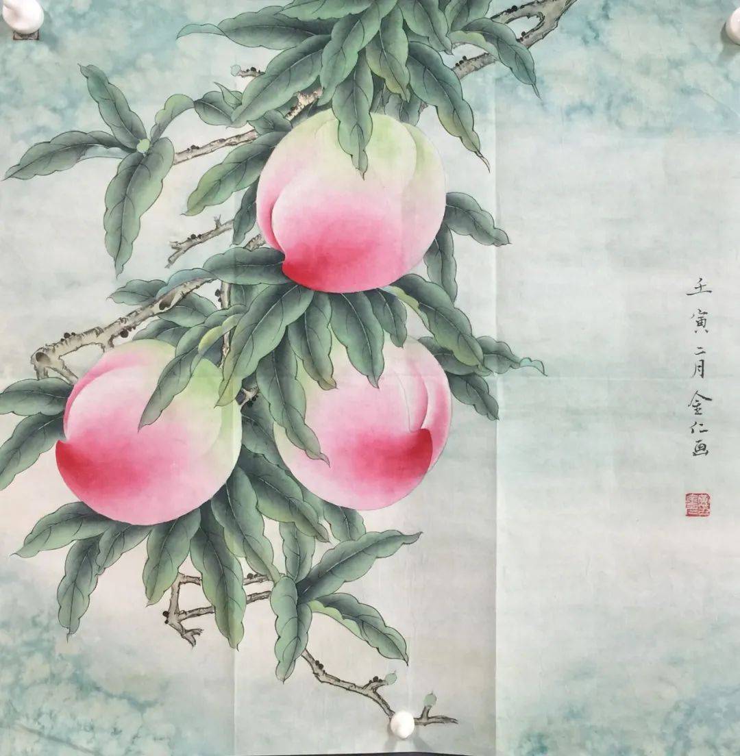 黄金仁笔下的花鸟,有一种清雅、诗意的美