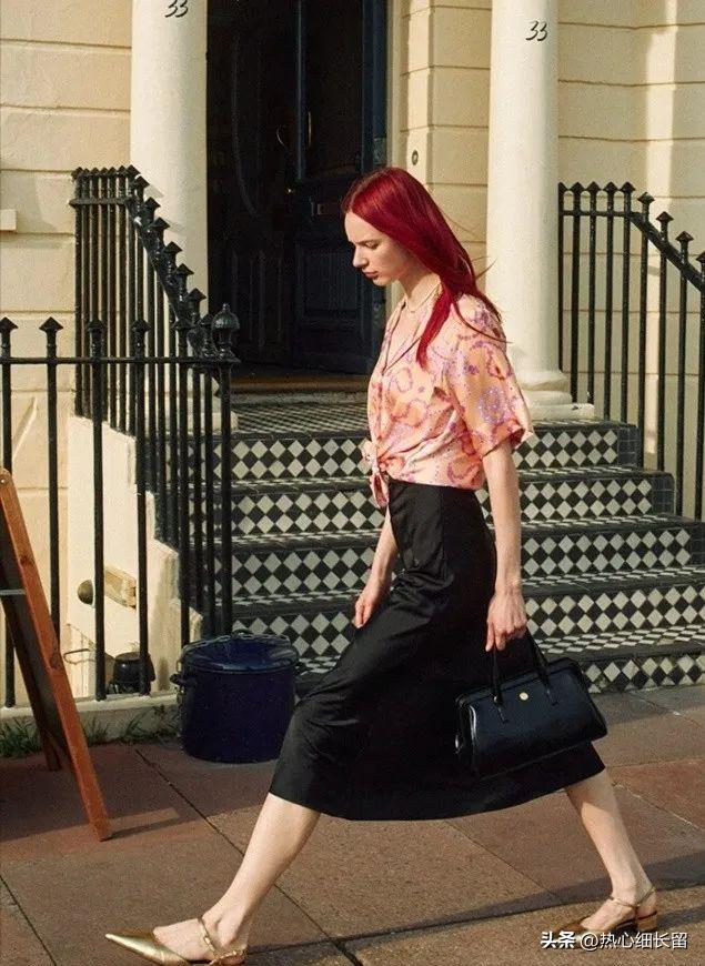 短袖衬衫的基础穿法越简单越时髦,短袖中长款衬衣穿搭技巧