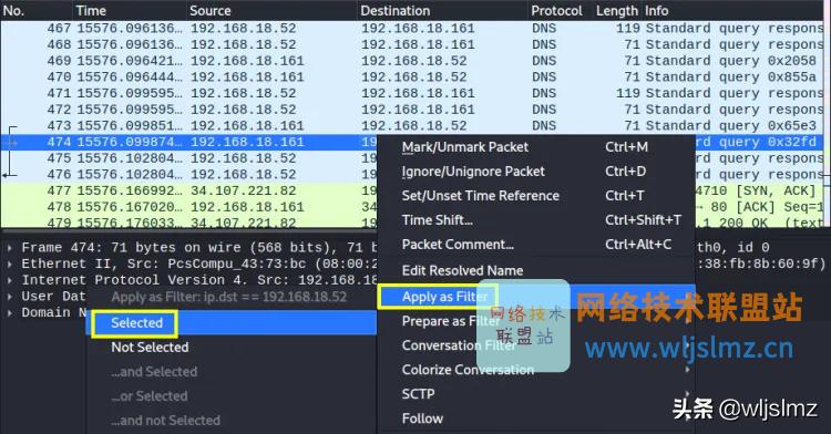 使用wireshark捕获ping数据包,使用wireshark捕获一个ip数据包
