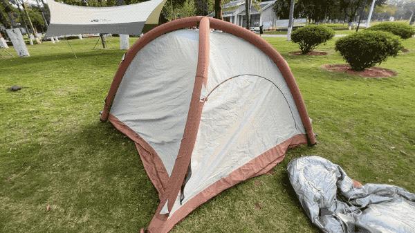 户外露营神器电动,自动充气帐篷露营体验