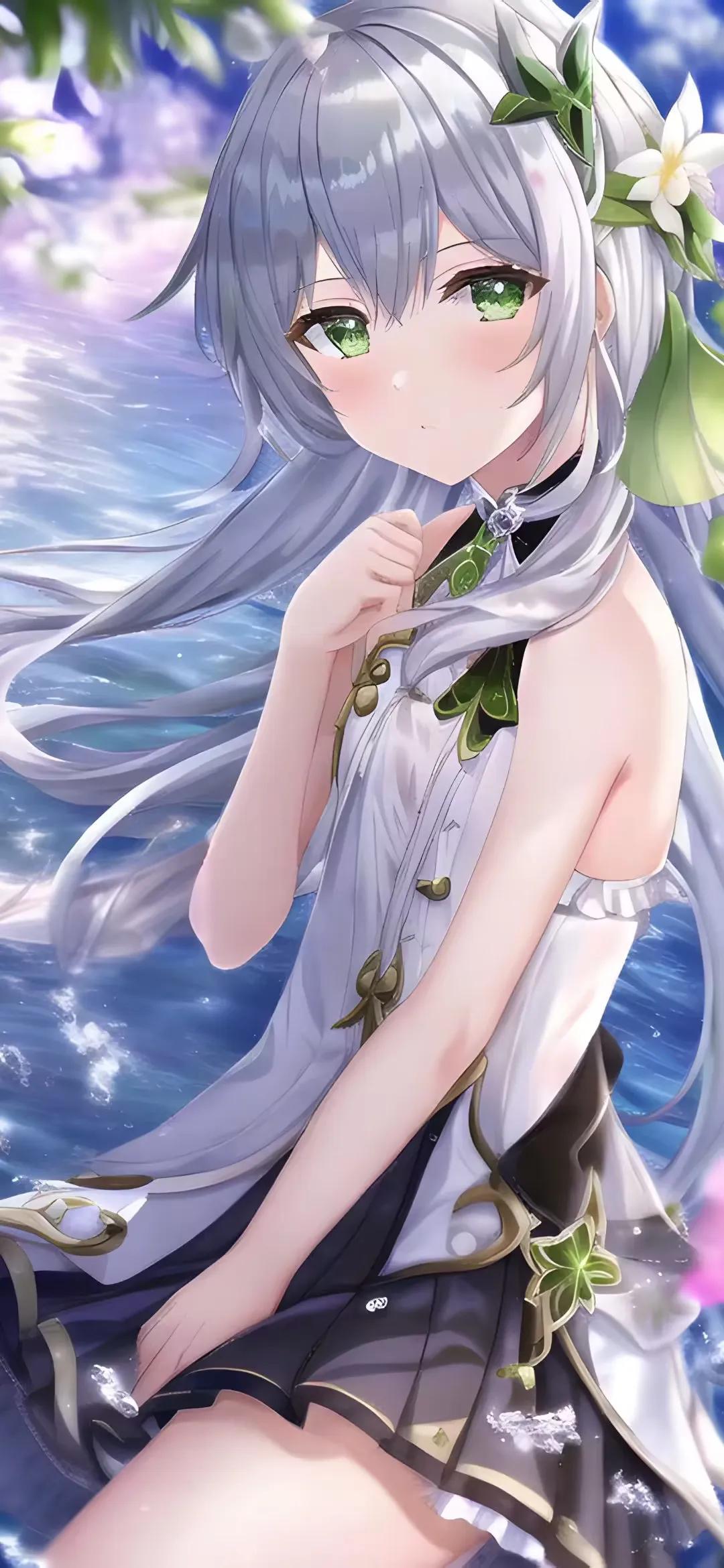 红衣佳人动漫壁纸,二次元壁纸之绿衣佳人