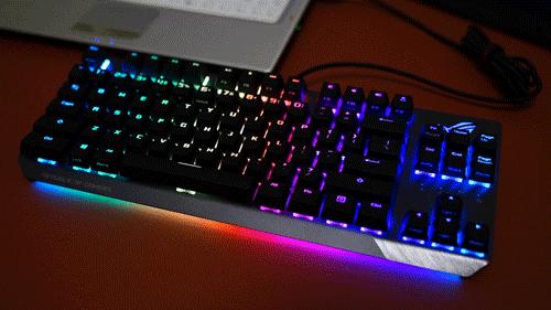 rog游侠竞技版红轴机械键盘评测,rognxtkl竞技版键盘测评