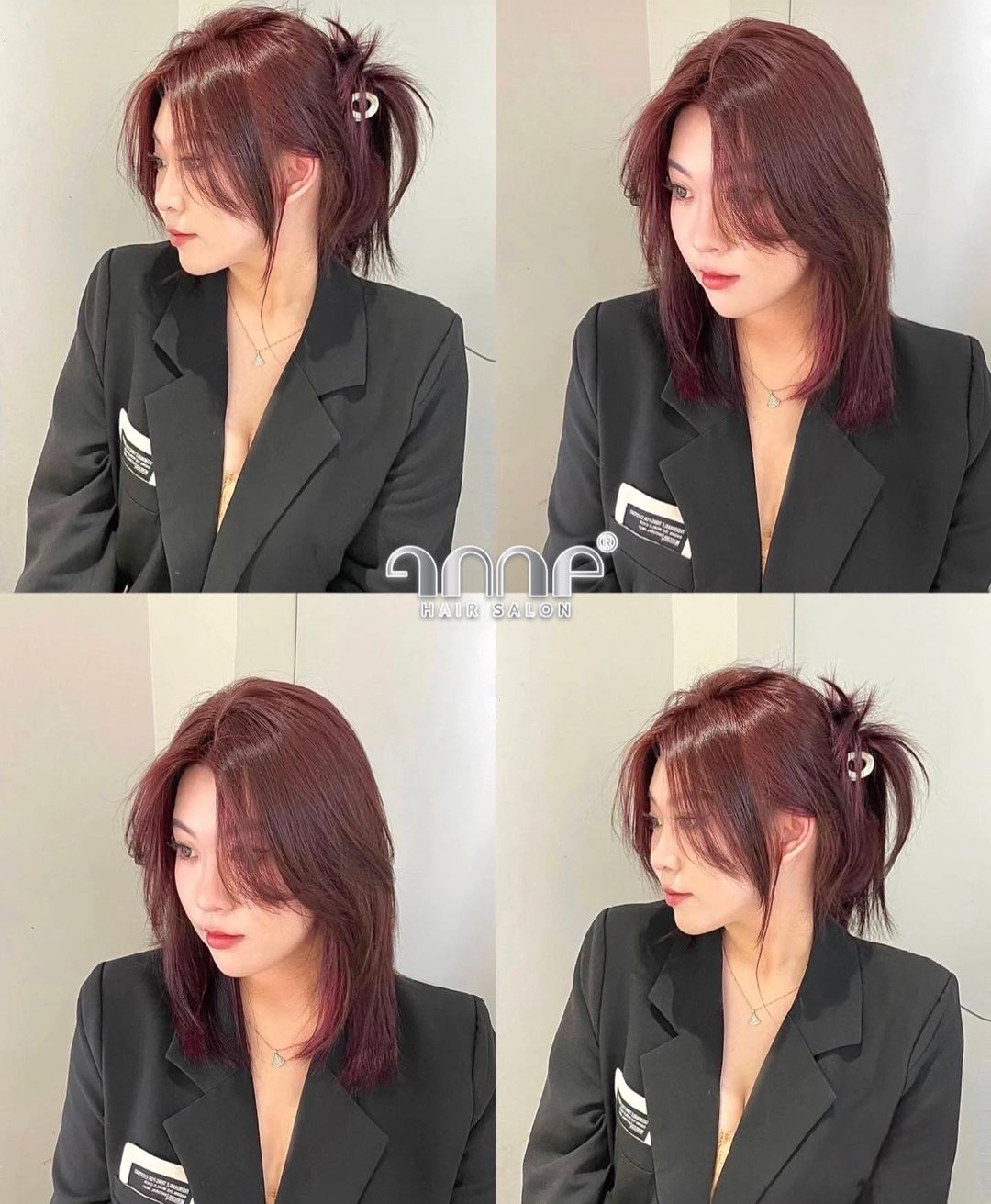 红色头发女生,红色头发动漫