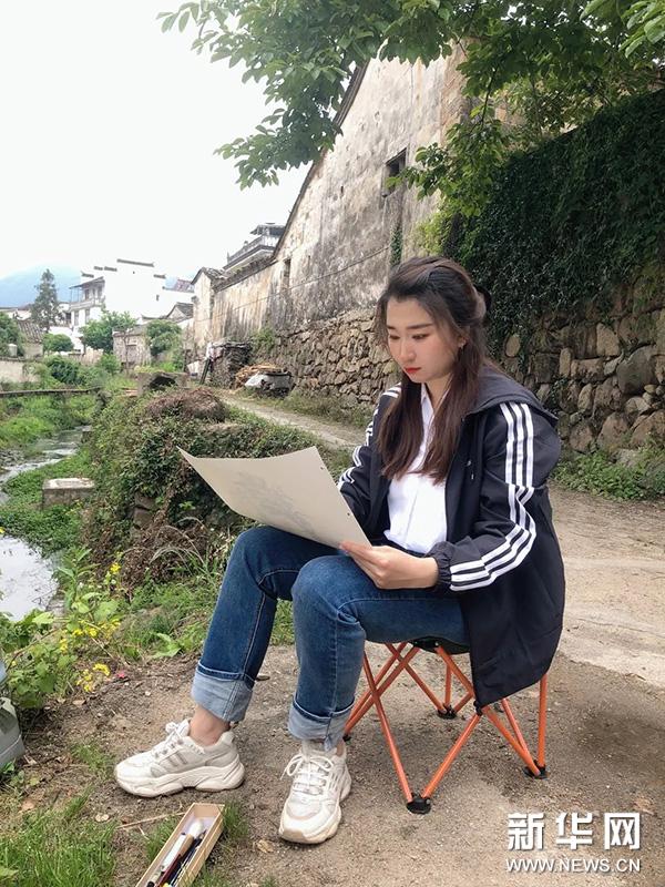 泾县中国山水画,泾县风景写生