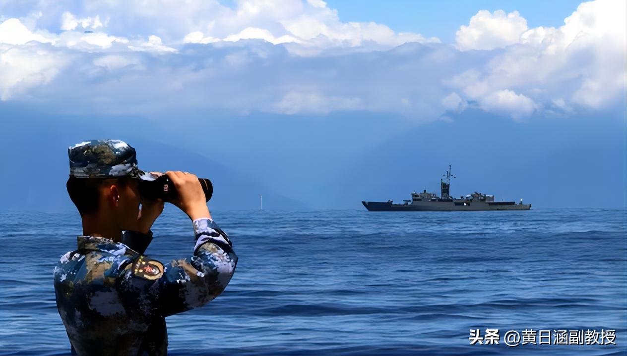 厦门舰反击台军，24海里线荡然无存，台仍狂妄叫嚣，与大陆打到底