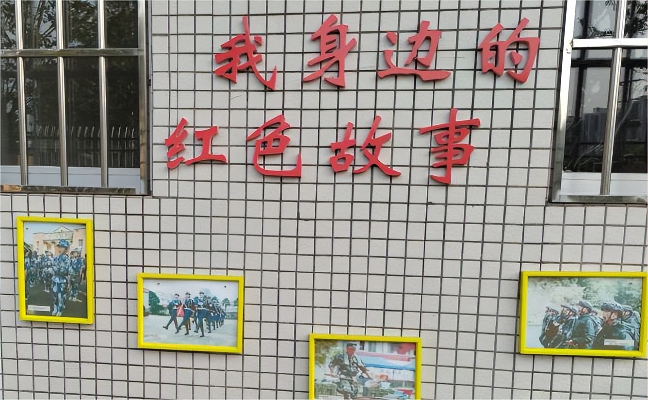 爱军幼儿园,爱国爱军主题环创幼儿园