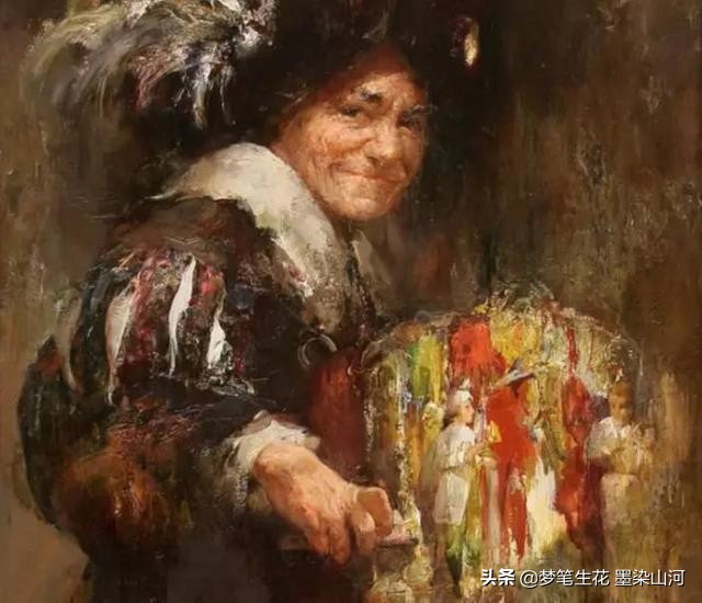 高清油画静物大师作品,欣赏超写实人物油画