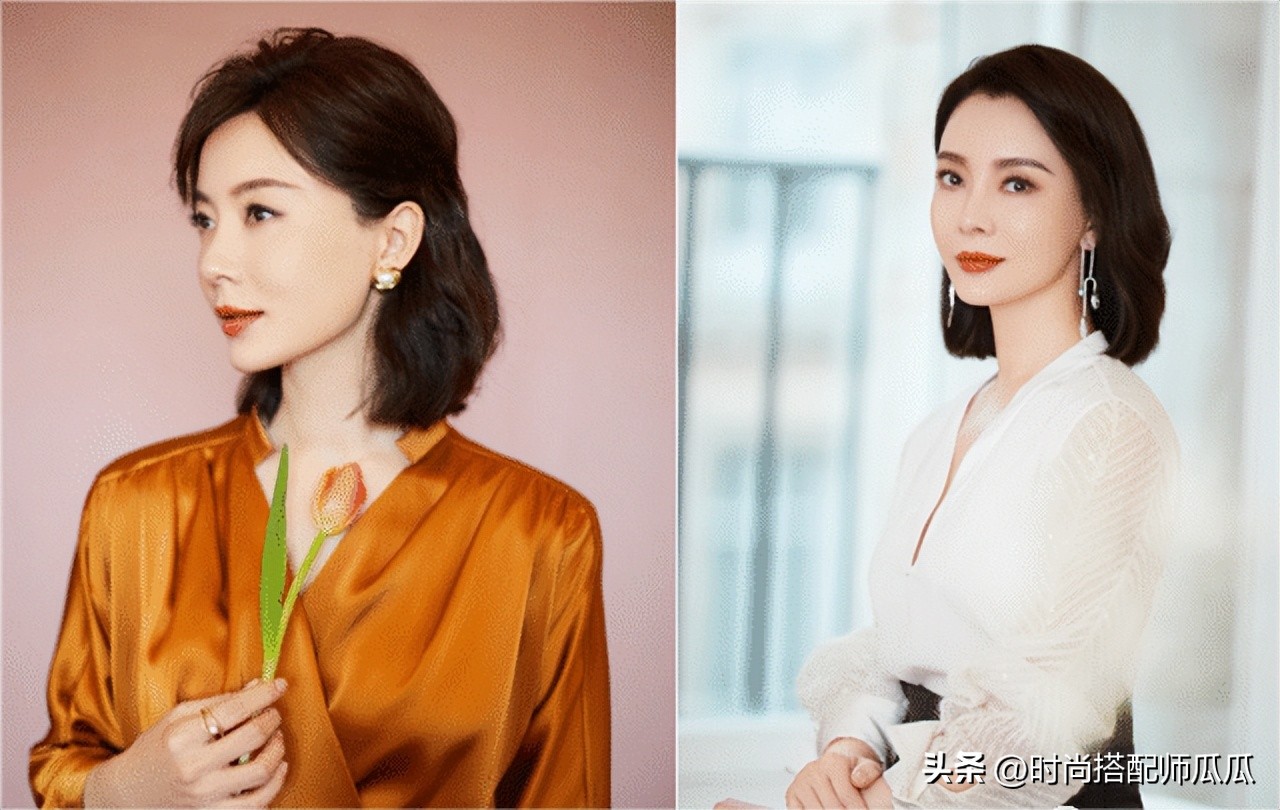 韩式齐肩烫发显脸小,发量多适合的烫发齐肩显脸小