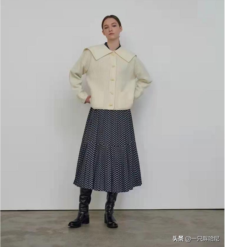 40岁女士气质高端穿搭冬裙,中年气质女裙高级感