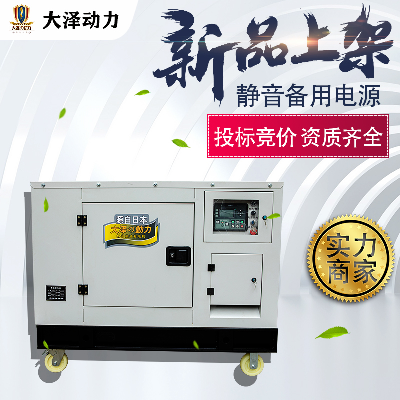 大泽动力发电机厂家,大泽10-20kw发电机