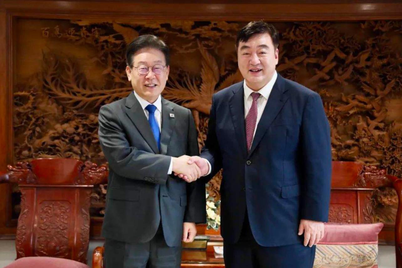 李在明对中国访问,李在明和中国大使