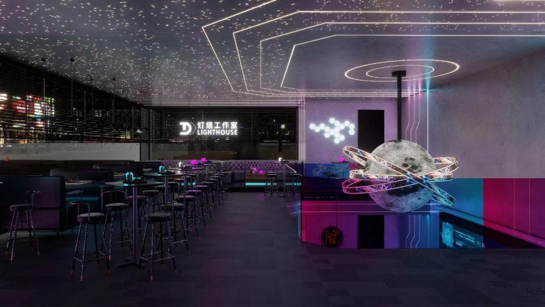 给人温暖的酒吧设计静谧又高级,设计感炫酷的酒吧