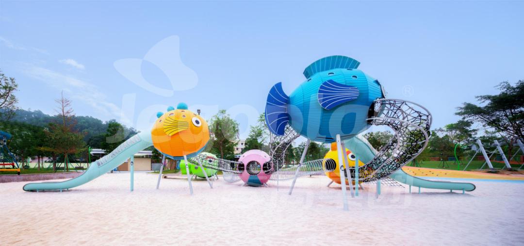 【江门市儿童公园】来啊，一起去寻沙游梦乐园上天入地吧！